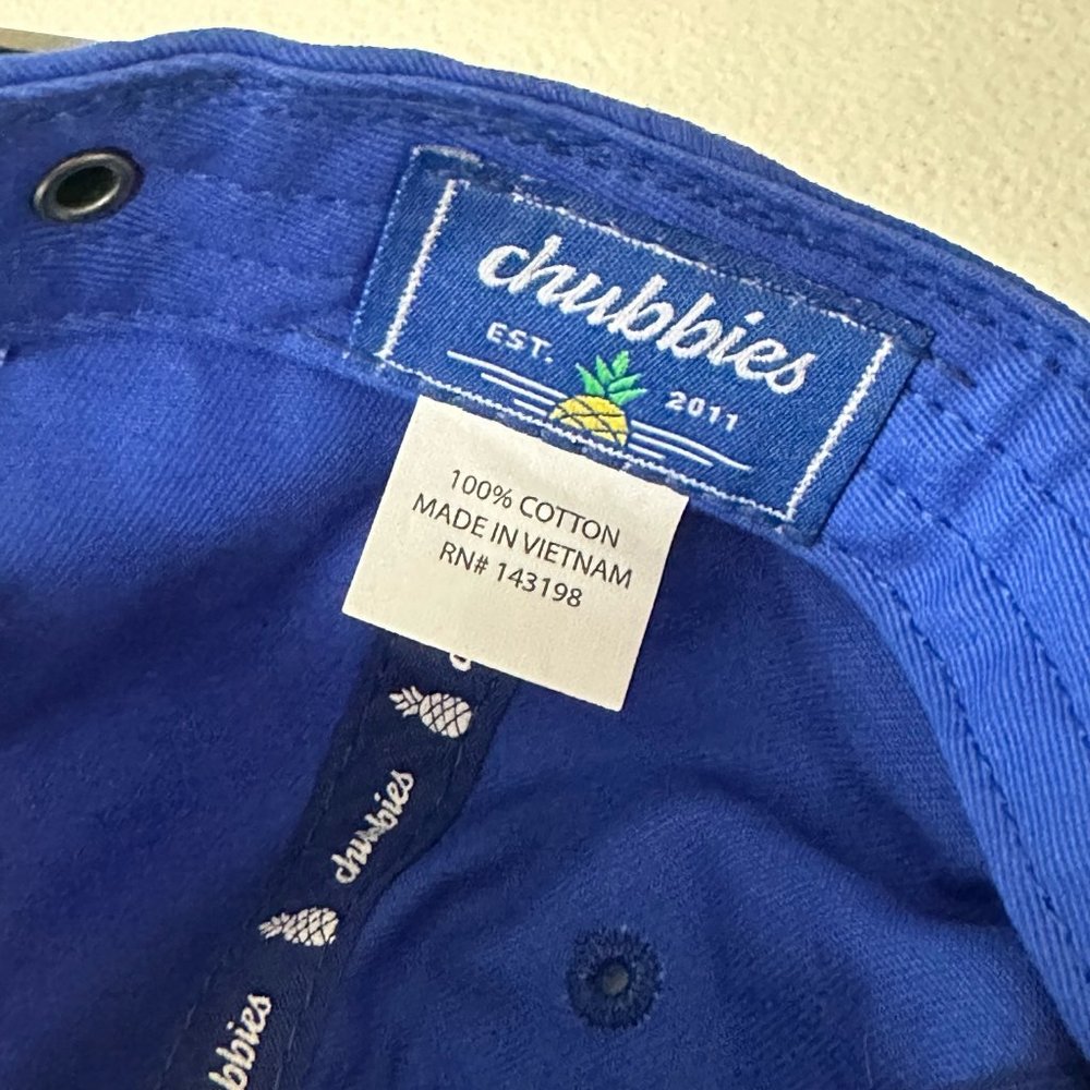 CHUBBIES The Royal Blue Pineapple Dad Hat Strapback Embroidered - Picture 9 of 9